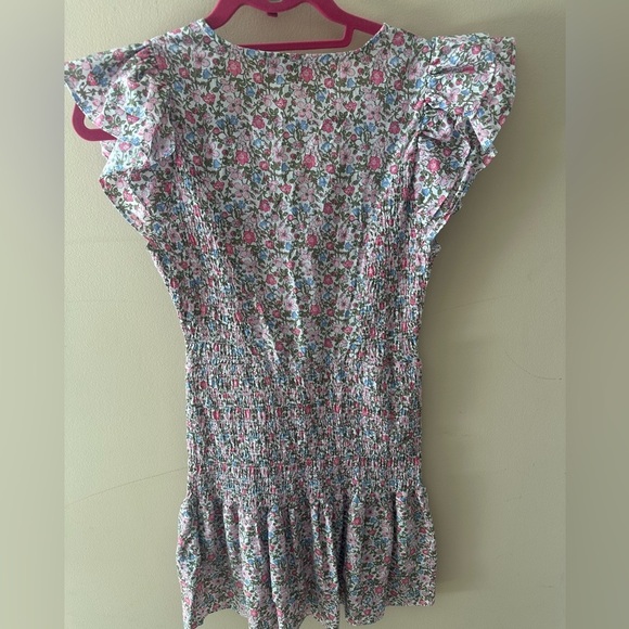 Kendall Lane Mischa Smocked Waist Mini Sundown Dress size Small - Picture 5 of 9